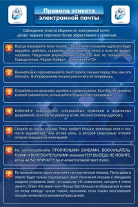Стенд "Правила этикета электронной почты" - fgospostavki.ru - Балашиха