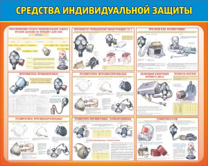Стенд "Средства индивидуальной защиты" Вариант 2 - fgospostavki.ru - Балашиха