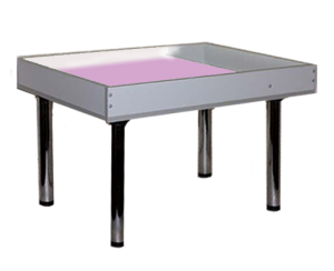 Световой столик для рисования песком напольный 80х60 сантиметров мультиколор с кармашком для песка - fgospostavki.ru - Балашиха