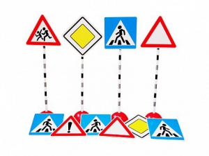Комплект стоек с дорожными знаками №2 - fgospostavki.ru - Балашиха