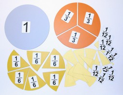 Набор магнитных карточек "Доли и дроби - 3" - fgospostavki.ru - Балашиха