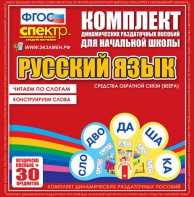 Динамические раздаточные пособия. Русский язык (веера). Читаем по слогам (слоги из двух букв). Конструируем слова (слоги из двух и трех букв). - fgospostavki.ru - Балашиха