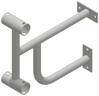 Кронштейн настенный (двухрядный) - fgospostavki.ru - Балашиха