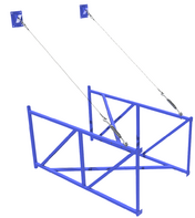 Ферма баскетбольная вынос 2 метра для щита из оргстекла 1,8х.1,05 метра - fgospostavki.ru - Балашиха