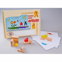 Игровой набор Фребеля "Конструктор деревянный без соединений-1" (Серия "Эксперимент") - fgospostavki.ru - Балашиха