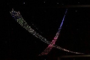 Потолок "Звездное небо с анимационным фибероптическим эффектом метеориты" - fgospostavki.ru - Балашиха