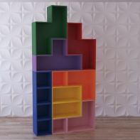 Стеллаж для игрушек "Цветная стройка" - fgospostavki.ru - Балашиха