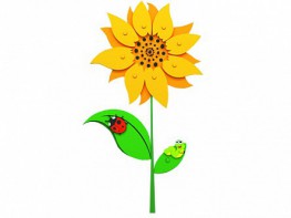 Сенсомоторное декоративно-развивающее панно "Подсолнух" - fgospostavki.ru - Балашиха