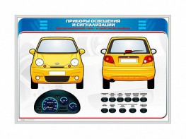 Электрифицированный светодинамический стенд "Приборы освещения и сигнализации" - fgospostavki.ru - Балашиха
