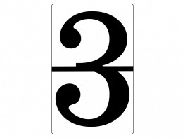 Набор магнитных карточек "Произвольный размер "3" (3 штуки) - fgospostavki.ru - Балашиха