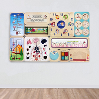«Азбука здоровья» - Дидактическая настенная панель - fgospostavki.ru - Балашиха
