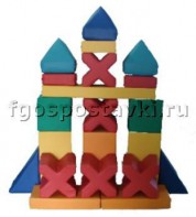 Мягкий модуль-конструктор "Башня" (21 элемент) - fgospostavki.ru - Балашиха