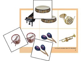 Логопедическое лото "Музыкальные инструменты" (4 планшета, 24 карточки, цветное, ламинированное) - fgospostavki.ru - Балашиха