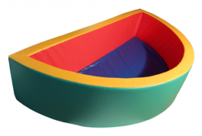 Бассейн с шариками полукруглый (без рисунка) - fgospostavki.ru - Балашиха