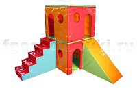 Домик игровой двухэтажный (комплект) - fgospostavki.ru - Балашиха