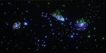 Настенный фиброоптический ковер "Млечный путь" 150х150, 450 точек - fgospostavki.ru - Балашиха