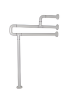 Поручень напольно-настенный с антибактериальным покрытием (белый) - fgospostavki.ru - Балашиха