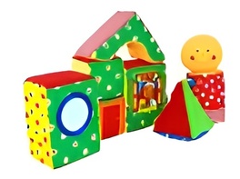 Развивающая игрушка для детей с нарушением зрения "Конструктор Колобок" - fgospostavki.ru - Балашиха