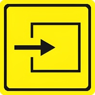 Тактильный знак (вход в помещение) 100х100 - fgospostavki.ru - Балашиха