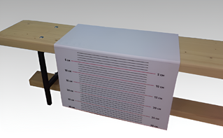 Линейка складная для измерения уровня гибкости на гимнастическую скамейку - fgospostavki.ru - Балашиха