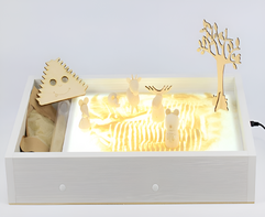 Световой планшет для рисования песком Белый - fgospostavki.ru - Балашиха