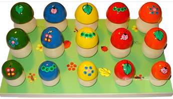 Развивающая игрушка для детей с нарушением слуха "Грибная полянка" - fgospostavki.ru - Балашиха