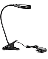 Лупа настольная на прищепке с подсветкой (5х) - fgospostavki.ru - Балашиха