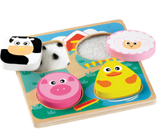 Тактильные пазлы "Ферма" - fgospostavki.ru - Балашиха