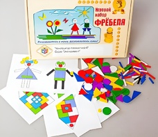 Игровой набор Фребеля "Конструктор плоскостной-4" (Серия "Эксперимент") - fgospostavki.ru - Балашиха