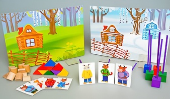 Игровой набор Фребеля "Заюшкина избушка" (серия "Сказочный мир". Выпуск 1) - fgospostavki.ru - Балашиха