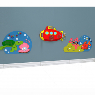 Комплект бизибордов «Подводный мир» 3 в 1 - fgospostavki.ru - Балашиха