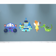 Комплект бизибордов «В сказочном королевстве» 4 в 1 - fgospostavki.ru - Балашиха