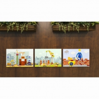 Комплект настенных панелей «Стройка» - fgospostavki.ru - Балашиха