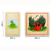 Набор стеновых панелей «Мир сказки - Волшебные герои» - fgospostavki.ru - Балашиха