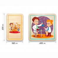 Набор стеновых панелей «Мои увлечения - Весёлые эксперименты» - fgospostavki.ru - Балашиха