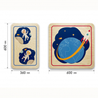 Набор стеновых панелей «Мы в Космосе - Первый полёт» - fgospostavki.ru - Балашиха