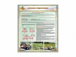Стенд "Огневая подготовка" Вариант 1 - fgospostavki.ru - Балашиха