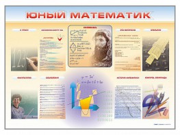 Стенд-уголок "Юный математик" - fgospostavki.ru - Балашиха