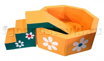 Бассейн "Ромашка" восьмигранный со ступенькой - fgospostavki.ru - Балашиха