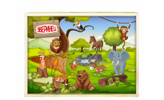 Интерактивная светозвуковая панель «Зверинец» - fgospostavki.ru - Балашиха