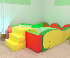 Бассейн «Кит» с горкой - fgospostavki.ru - Балашиха