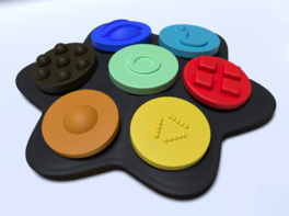 Полностью тактильный коммуникатор 7-кнопочный многоуровневый - fgospostavki.ru - Балашиха