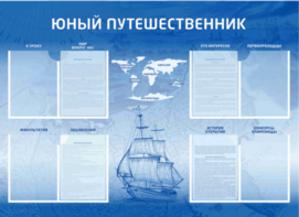 Стенд-уголок "Юный путешественник" - fgospostavki.ru - Балашиха