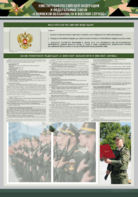 Стенд-уголок "Конституция Российской Федерации и Федеральный закон "О воинской обязанности и военной службе" - fgospostavki.ru - Балашиха