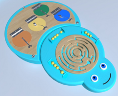 Настенный игровой элемент «Гусеница» - fgospostavki.ru - Балашиха