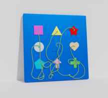 Тактильно-развивающая панель «Геометрия» - fgospostavki.ru - Балашиха