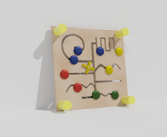 Тактильно-развивающая панель с лабиринтами - fgospostavki.ru - Балашиха