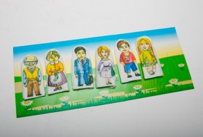 Набор пальчиковых кукол "Семья" 6 штук - fgospostavki.ru - Балашиха