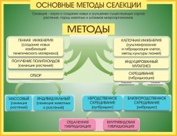 Стенд "Методы селекции и биотехнологии" - fgospostavki.ru - Балашиха