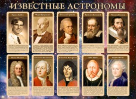Стенд "Известные астрономы" - fgospostavki.ru - Балашиха